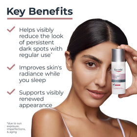 Eucerin product opened to reveal creamy texture and quick absorption benefit