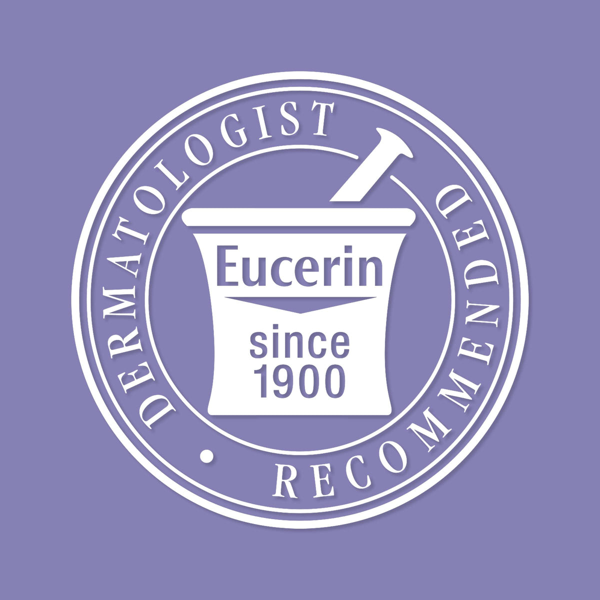 Eucerin bottle held in hand for scale showing compact 13.5 oz size