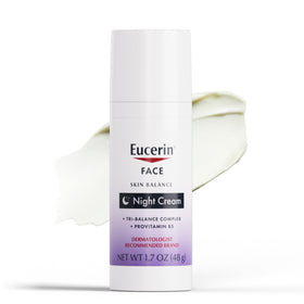 Eucerin front packaging showing bottle and product name for reassurance
