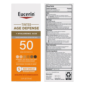 Eucerin cap and nozzle detail showing easy dispense and leak-resistant design