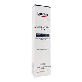 Eucerin cream texture close-up highlighting rich consistency and fast absorption