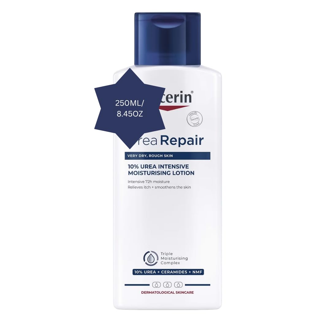 EUCERlN front packaging 250ml bottle showing label and easy-pump dispensing for quick hydration