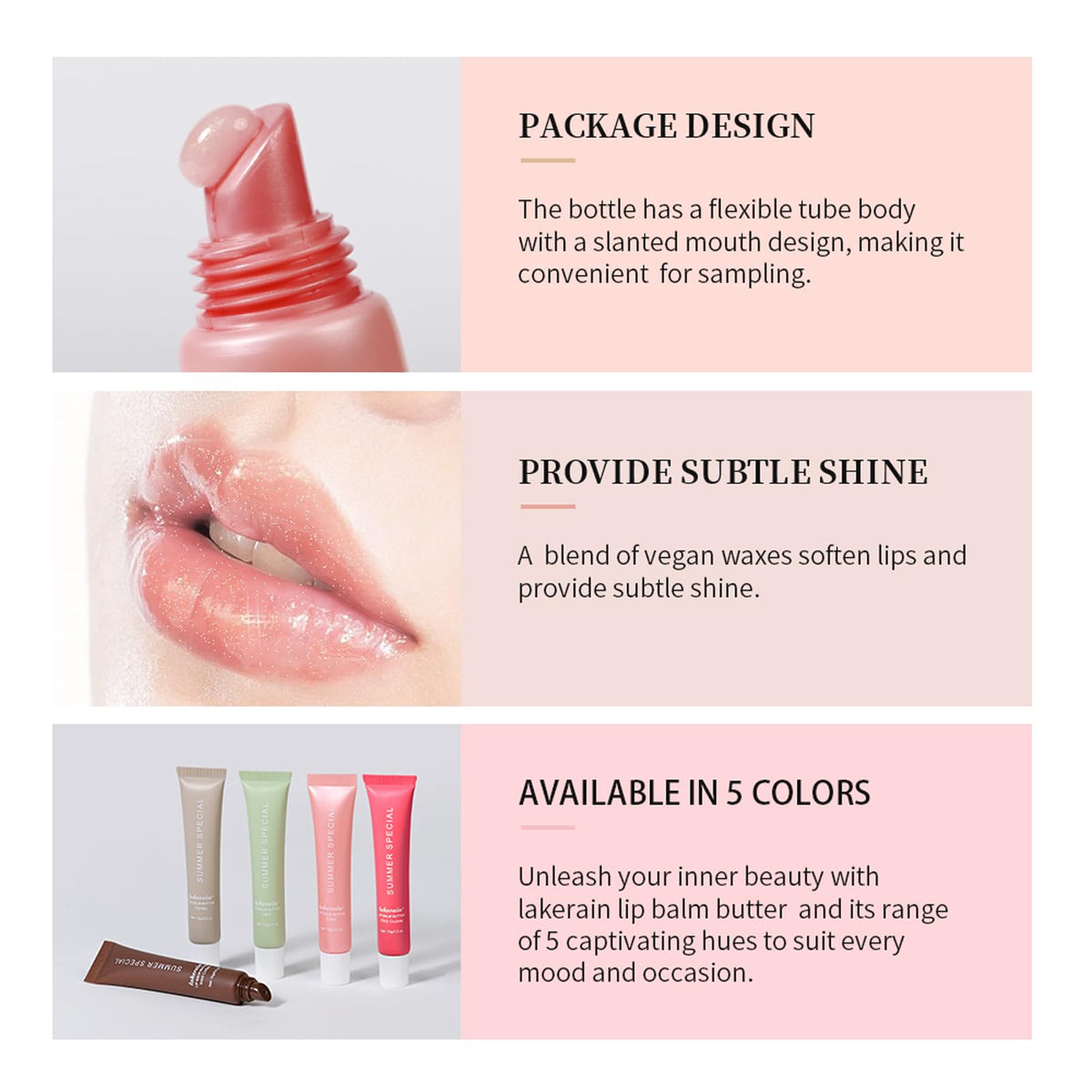 Eudivine thicker nighttime layer on lips showing overnight smoothing benefit