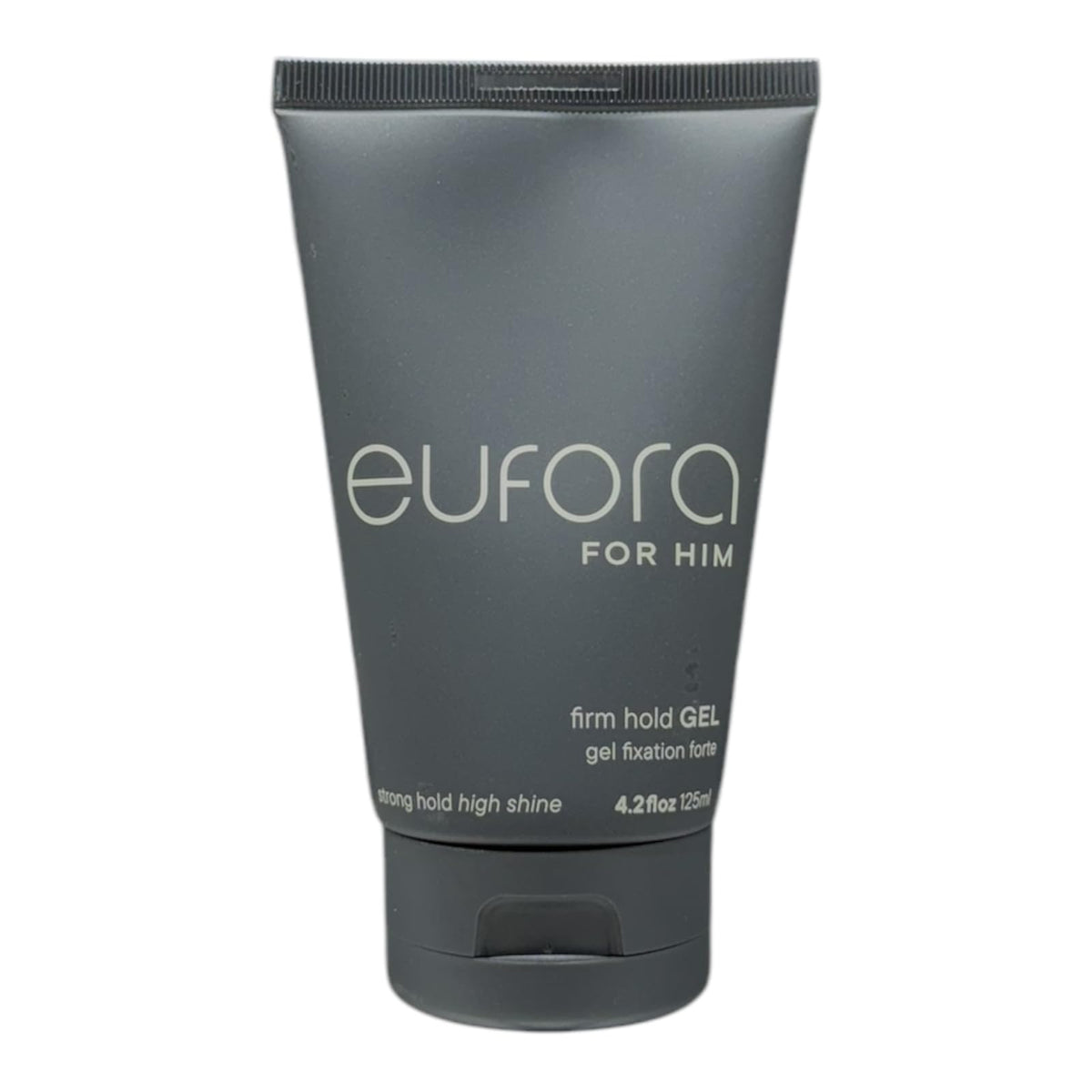 Eufora HERO gel applied while styling hair demonstrating firm hold and defined finish
