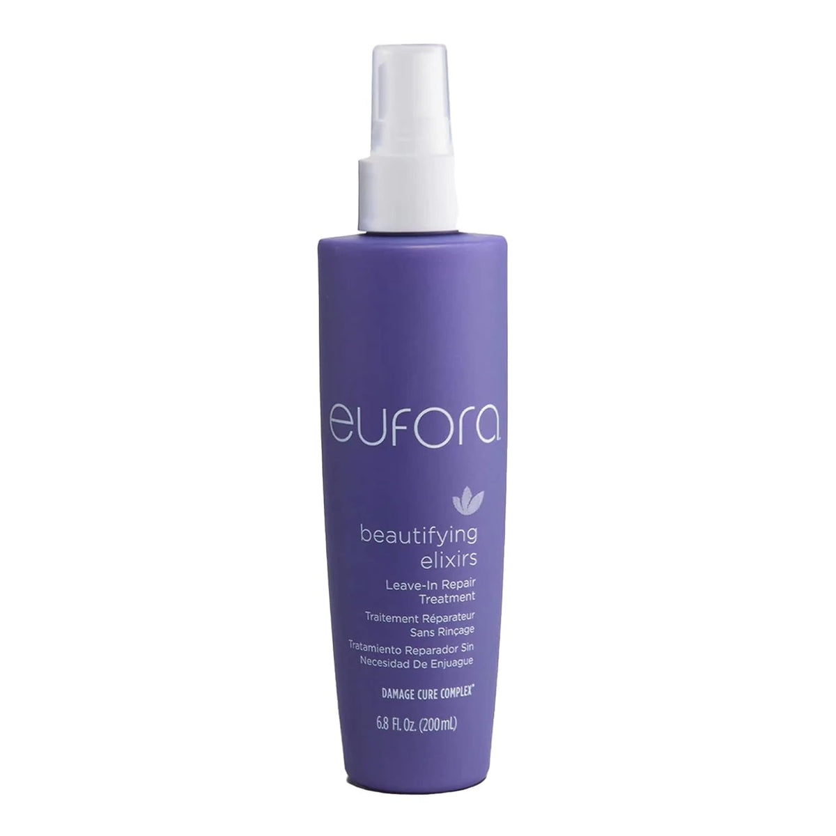Eufora bottle front view showing label and repair benefits