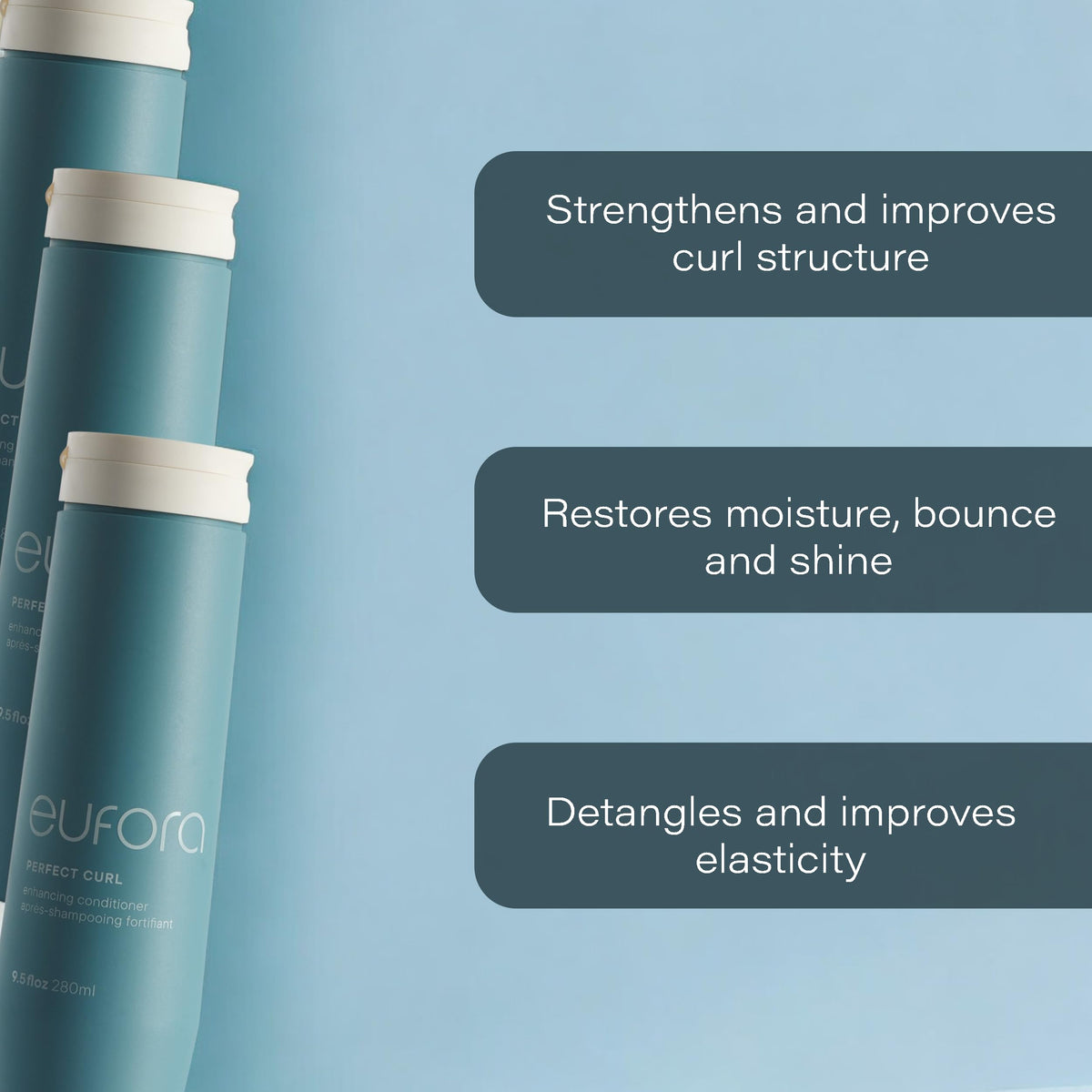 Eufora back label close-up showing ingredients and directions to inform users