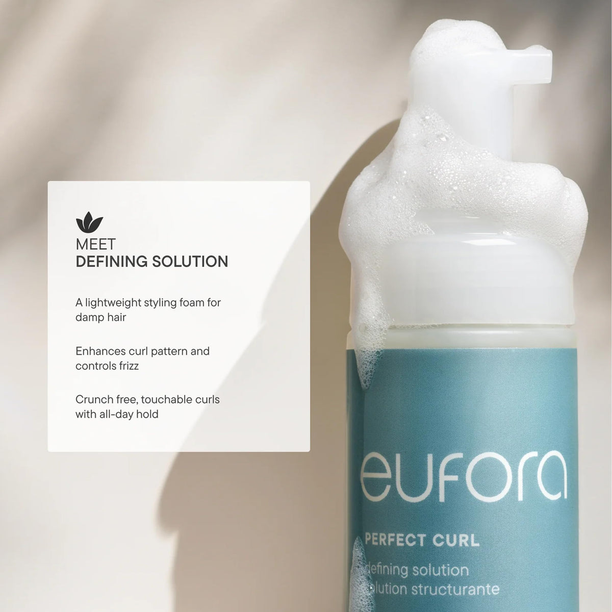 Eufora product label and ingredients emphasizing moisturizing components