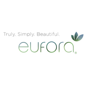 Eufora Moisture Intense Shampoo being applied to wet hair for improved manageability