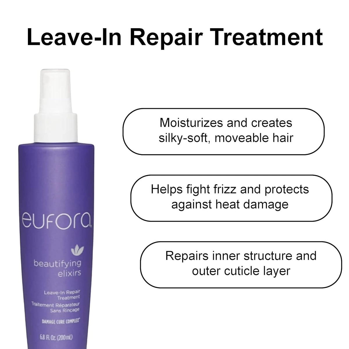 Eufora spray nozzle close-up demonstrating even misting benefit