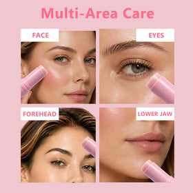 Euralissea applying balm under eye illustrating quick hydration