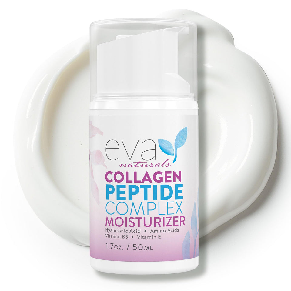 Eva Naturals front jar view showing packaging and brand hydration benefit