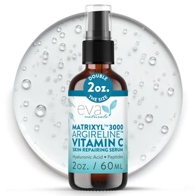 Eva Naturals front bottle showing sleek serum packaging and brand clarity