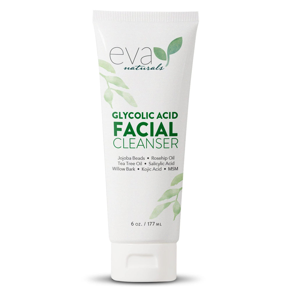 Eva Naturals front bottle showing product name and clear benefits
