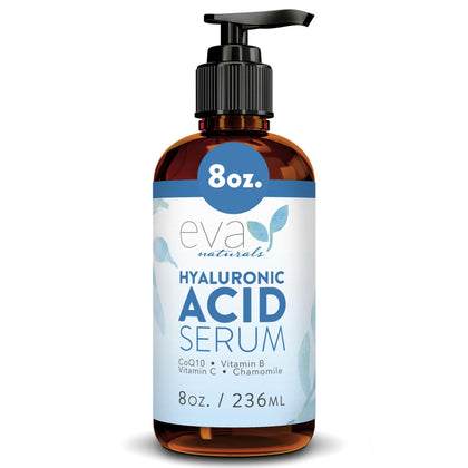 Eva Naturals front packaging showing bottle and brand for professional hydration