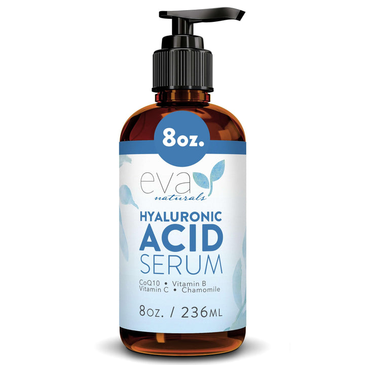 Eva Naturals front packaging showing bottle and brand for professional hydration