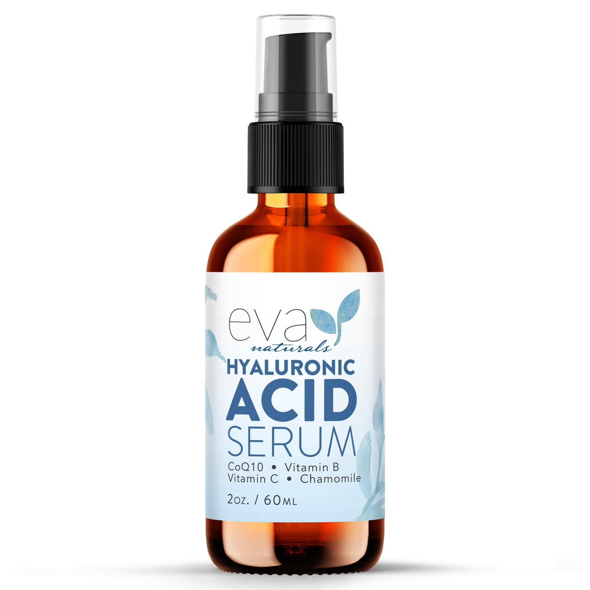 Eva Naturals front packaging showing bottle and branding for clear purchase info