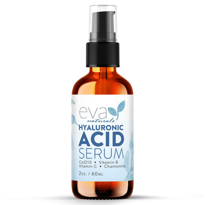 Eva Naturals front packaging showing bottle and branding for clear purchase info