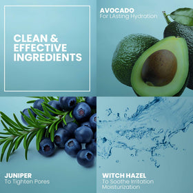 Eva Naturals ingredients flatlay showing key actives for targeted skincare benefits