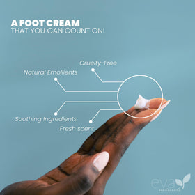 Eva Naturals ingredients display with tea tree and mint showcasing botanical refreshment