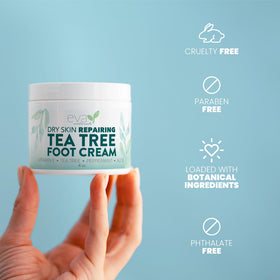 Eva Naturals label close-up highlighting key ingredients and gentle, clean formula