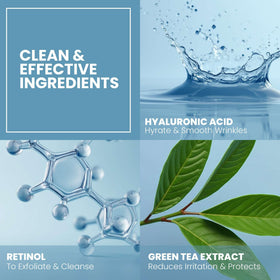 Eva Naturals label ingredients closeup highlighting active list and potency