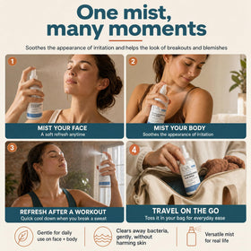 Eva Naturals label ingredients detail showing simple four-ingredient formula