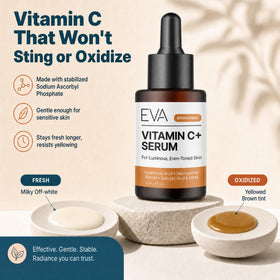 Eva Naturals packaging back details with usage and ingredient pointers