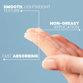 Eva Naturals bottle label highlighting encapsulated retinol and hyaluronic