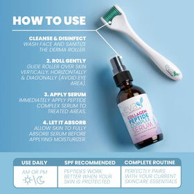 Eva Naturals roller held in hand showing compact size and control
