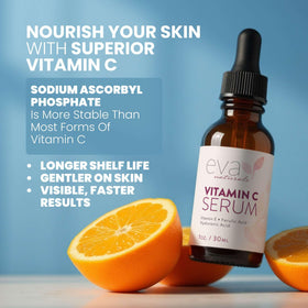 Eva Naturals applying serum to hand demonstrating smooth application