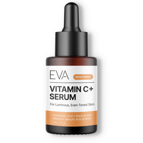 Eva Naturals front bottle showing clean branding and brightening benefits