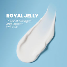 Eva Naturals cream texture close-up highlighting lightweight hydration and absorbency