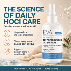 Eva Naturals texture droplet on hand demonstrating lightweight non-greasy feel