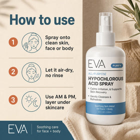Eva Naturals two-pack size comparison for travel and home convenience