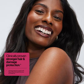 EVA·NYC label close-up highlighting bond technology and ingredients benefits