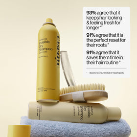 EVA·NYC can held in hand to show 5.3 fl oz size for easy travel and storage