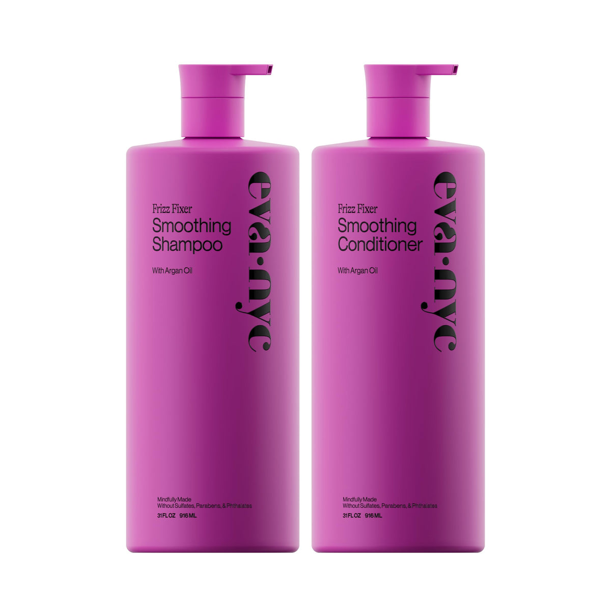 EVA·NYC front packaging showing duo pumps and value size for longer use