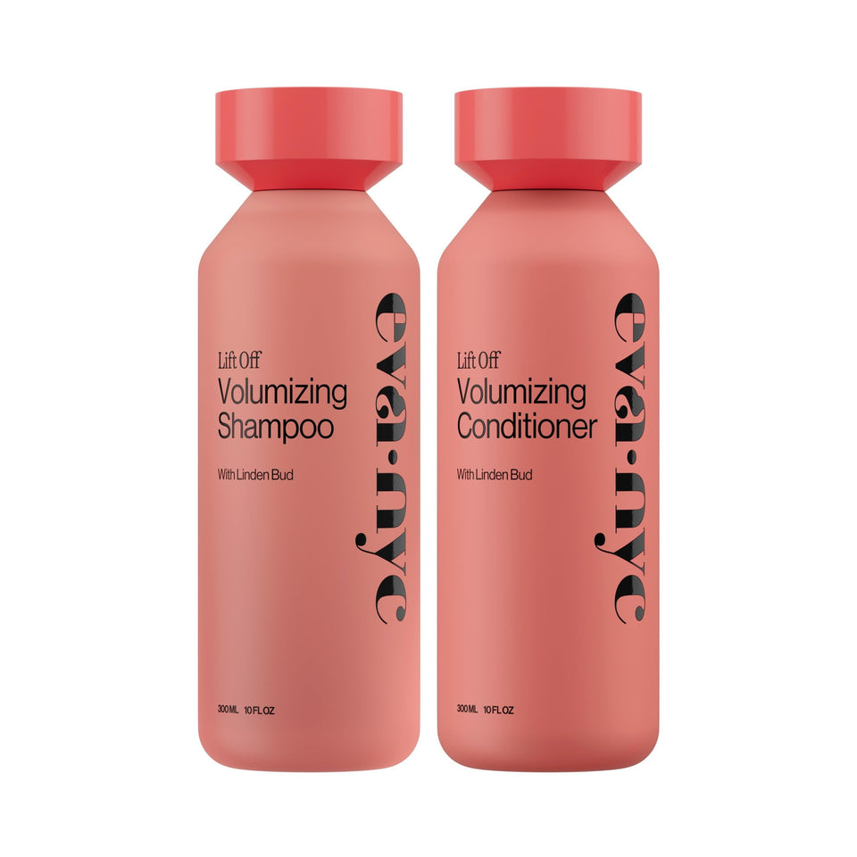 EVA·NYC front packaging of volumizing duo showing size and branding for easy selection