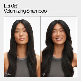 EVA·NYC shampoo in-hand during shower delivering instant root lift