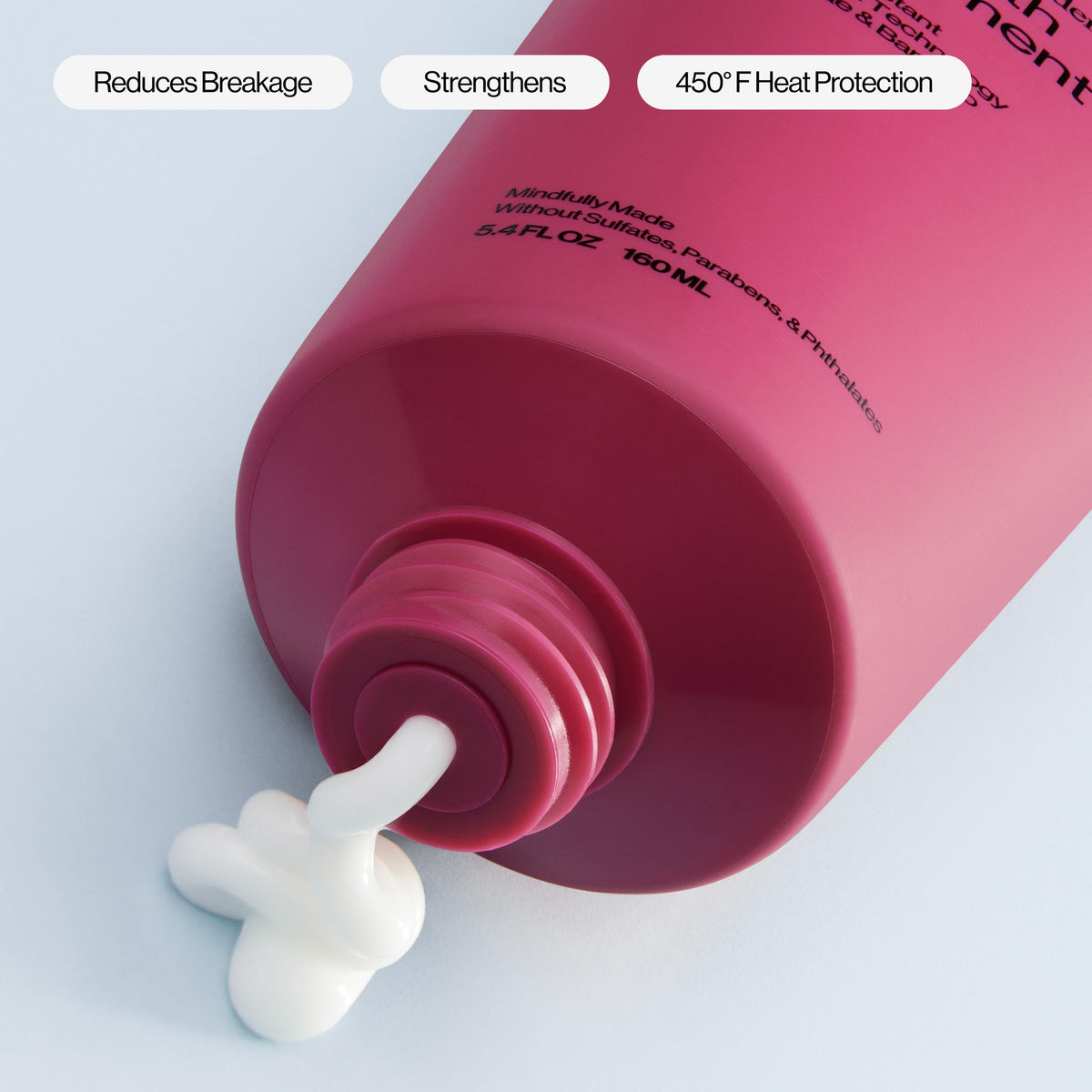 EVA·NYC leave-in treatment sprayed on damp hair for heat protection