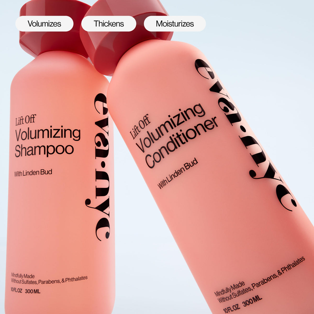 EVA·NYC lifestyle image with salted citron scent evoking fresh, voluminous hair