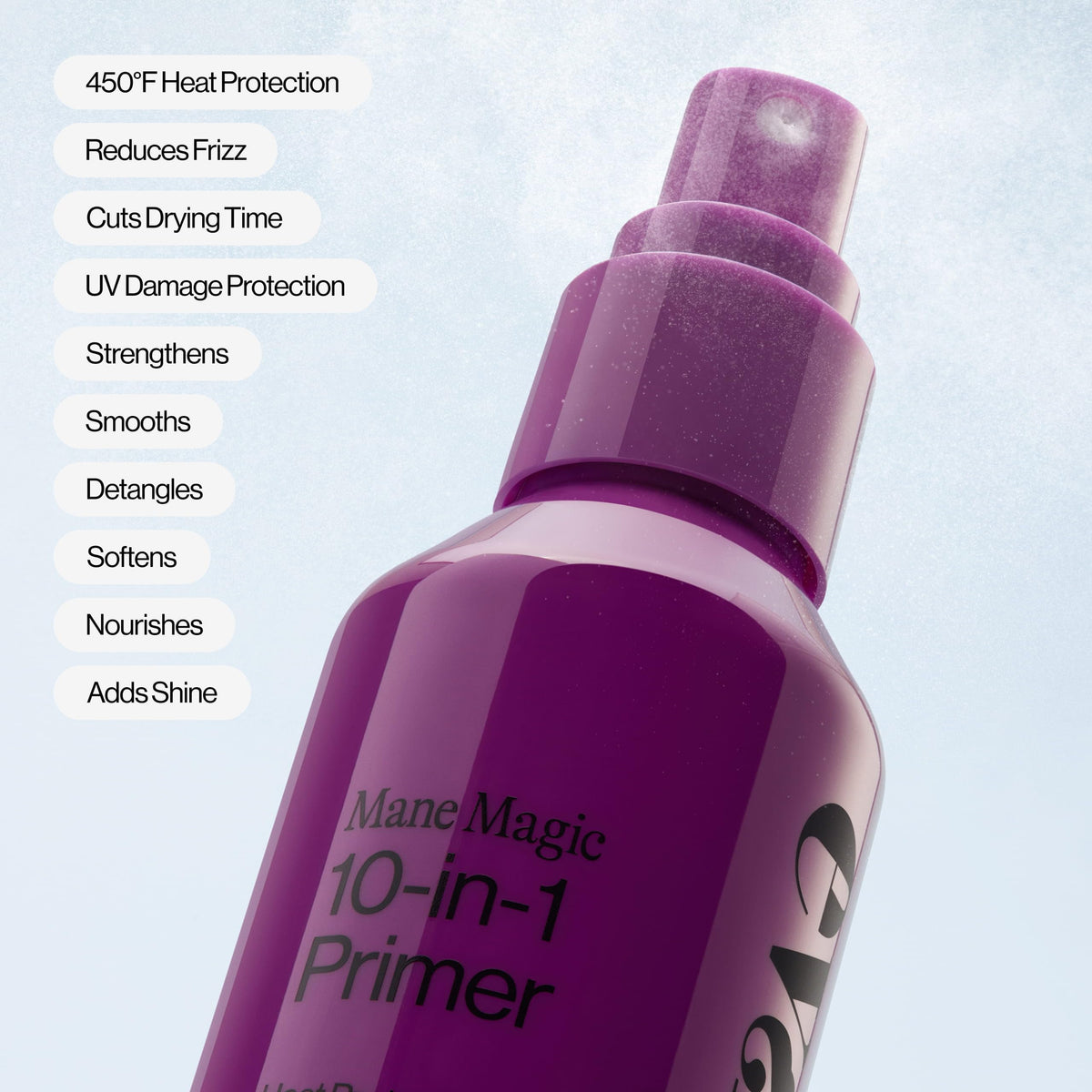 EVA·NYC mist applied to damp hair delivering hydration before styling
