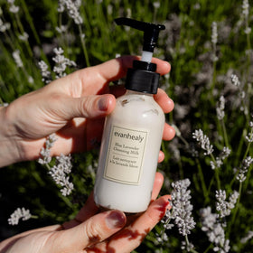 evanhealy pump dispensing cleanser into hand for easy use