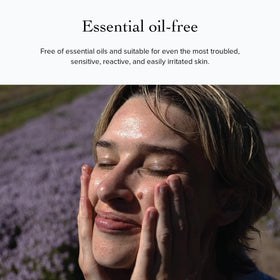 evanhealy jar beside a hand for scale showing travel-friendly moisturizing size