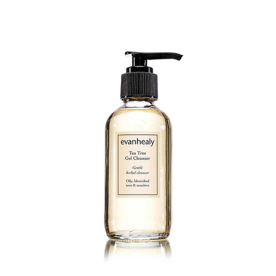 evanhealy front packaging shows cleanser tube and brand clarity benefit