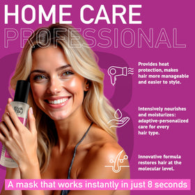 EVATSU used during styling in a salon-inspired scene highlighting professional results