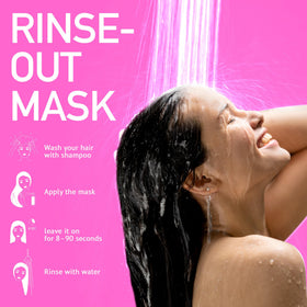 EVATSU texture sprayed on hair showing hydration and immediate slip benefit