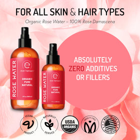 Eve Hansen label detail highlighting organic ingredients and alcohol-free benefit