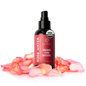 Eve Hansen front packaging 4 oz bottle showing clean rose water design and hydration benefit