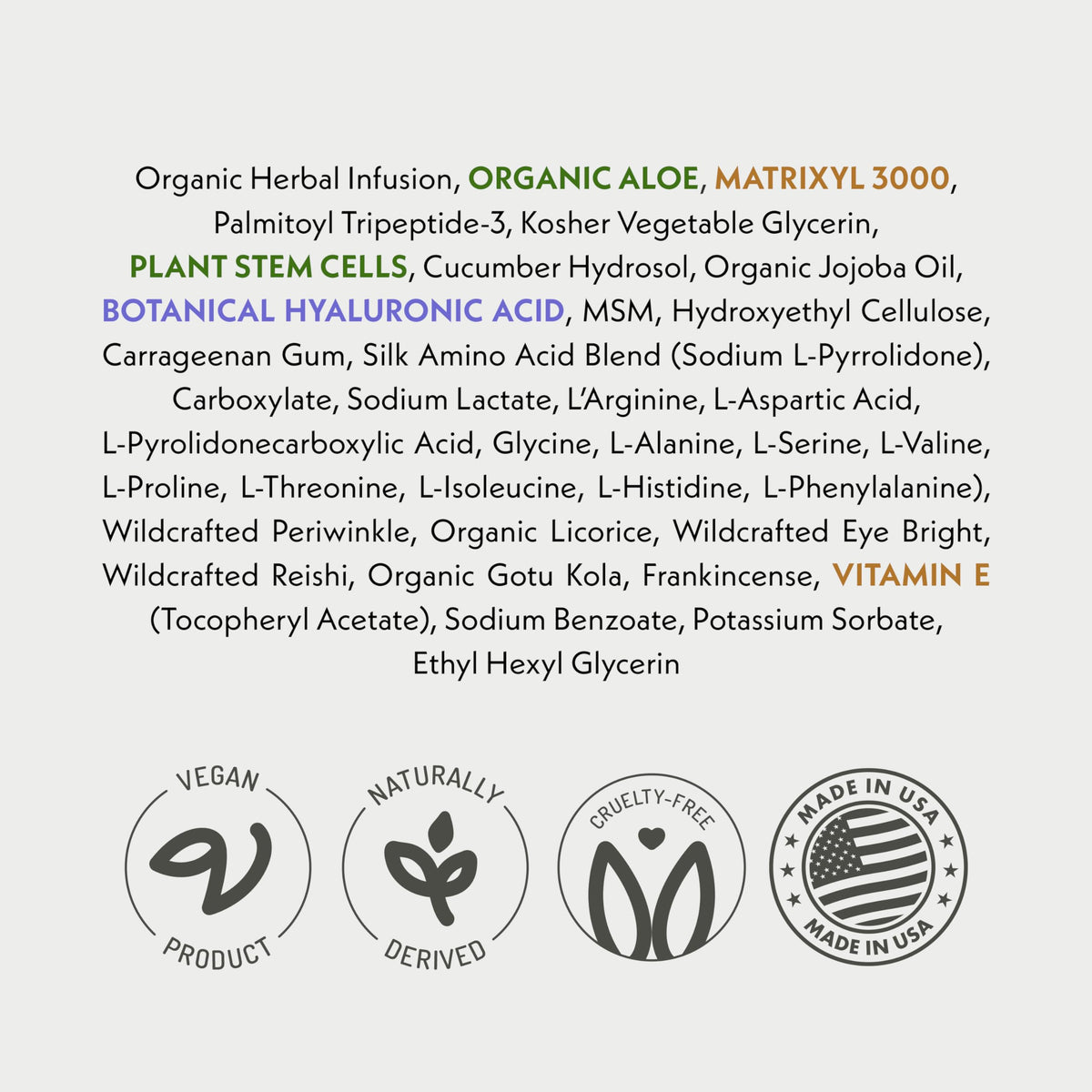 Eve Hansen ingredient shot with plant stem cells emphasizing natural boost